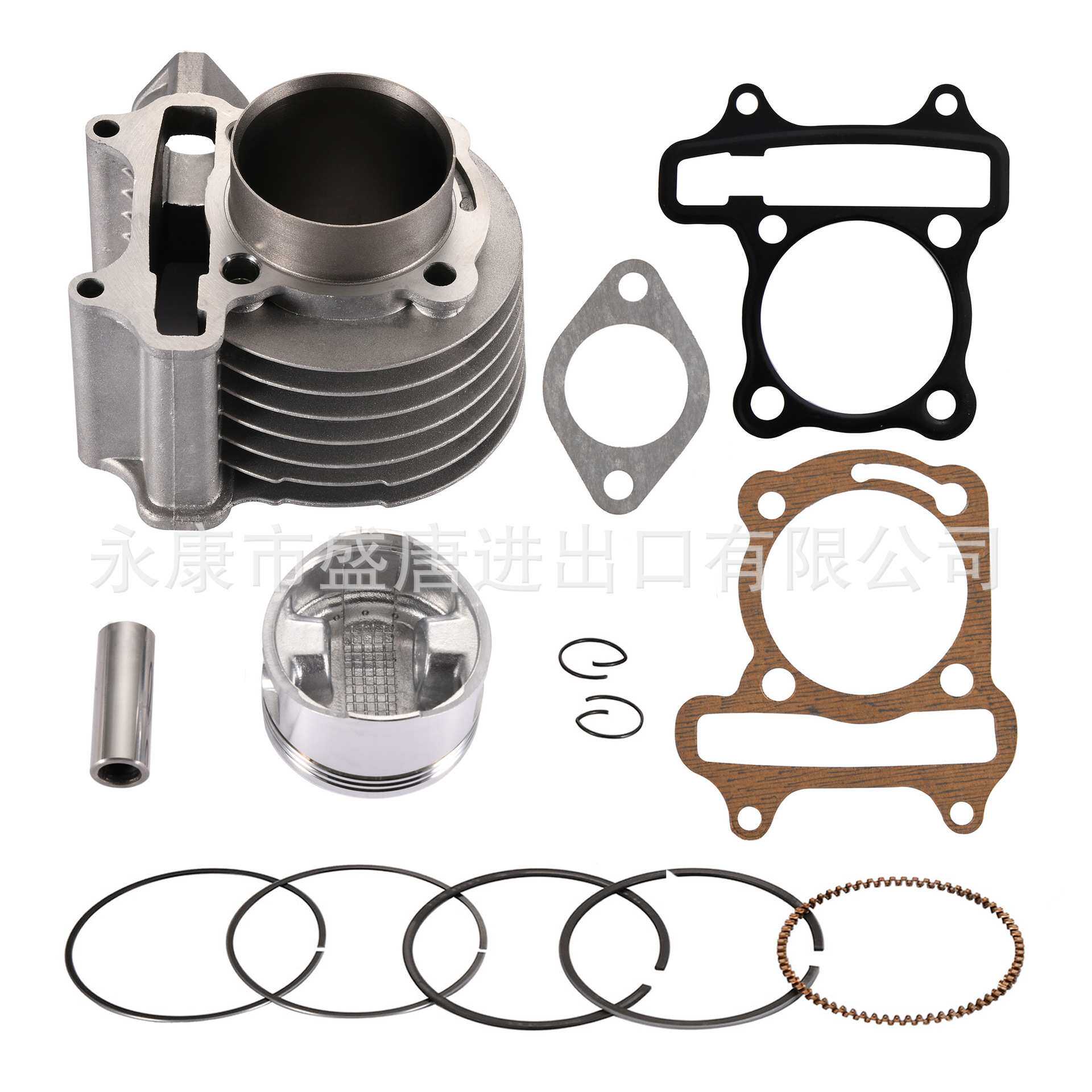 GOOFIT 57.4mm气缸盖157QMJ 152QMI 发动机垫片零件带垫片