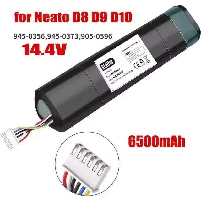 6500mAh适配 Neato D8 D9 D10扫地机充电电池14.4V 大容量