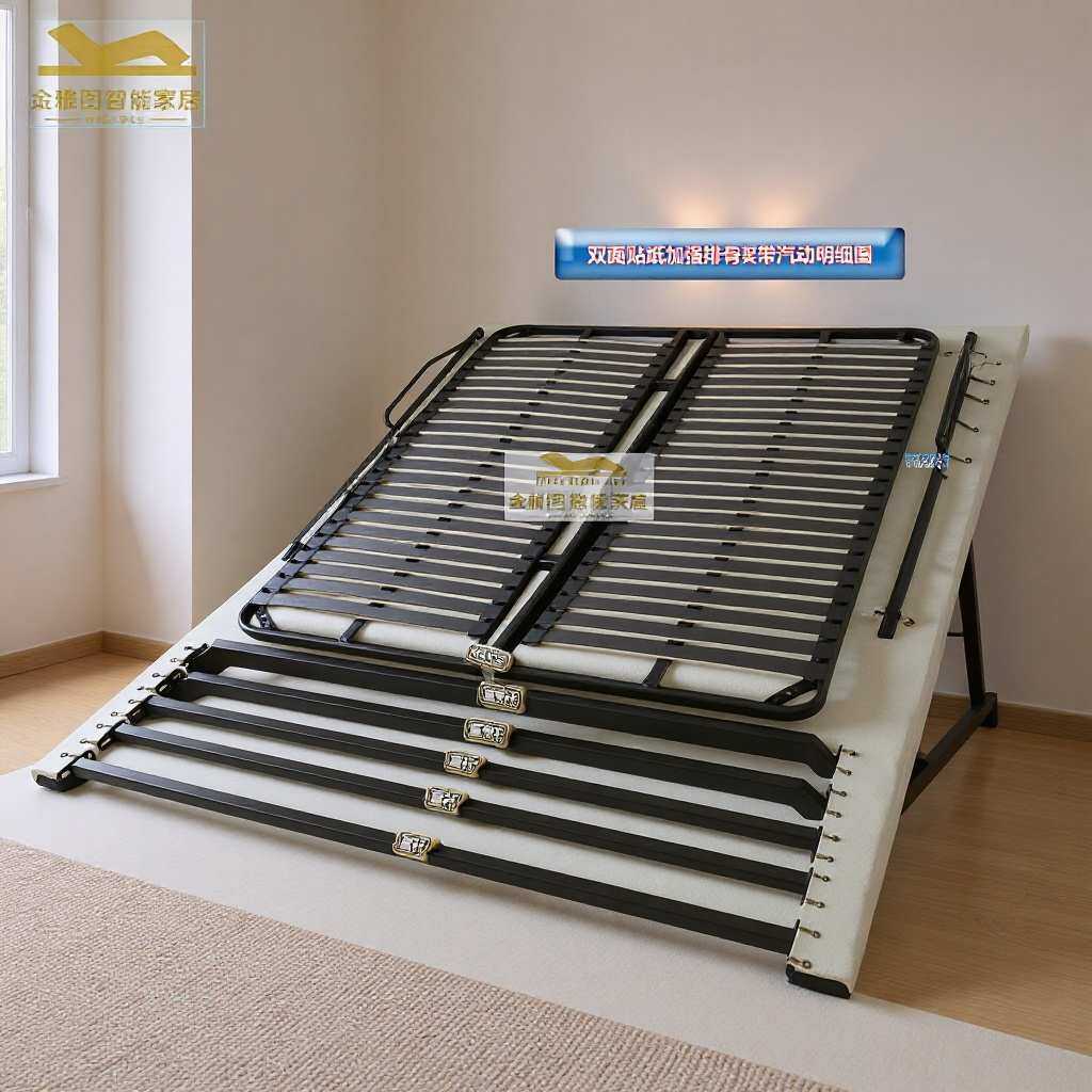 贴纸排骨架床架龙骨架双人床杨木床板可定制直供实木床工厂直销床,3C数码配件,摄像机配件,淘宝优惠券,粉丝福利购,淘宝优惠卷