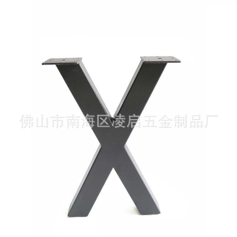 厂供16寸X型金属方管桌脚桌腿黑色烤漆桌子支撑脚X形400mm固定脚,3C数码配件,摄像机配件,淘宝优惠券,粉丝福利购,淘宝优惠卷