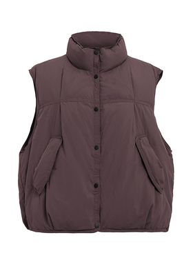 【一一专享】2025秋冬时尚百搭女士保暖短款羽绒服马甲羽绒