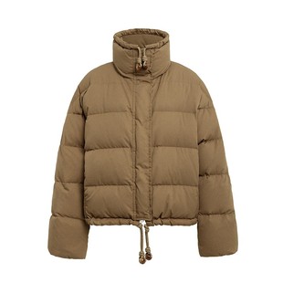 鸭绒时尚 新国标90绒羽绒服新款 休闲百搭女士短款 甜甜粉丝专享