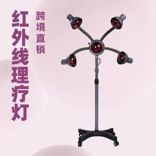 跨境理发店太阳灯红外线美发加热灯五头灯烤灯烫发烘发机电发