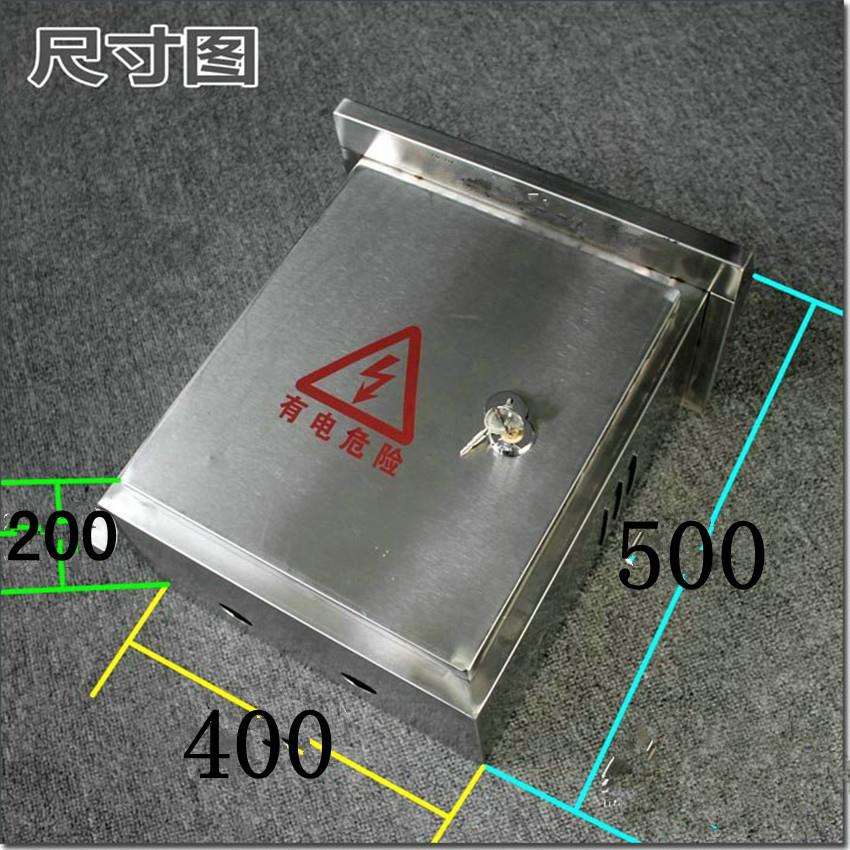 500 400 200不锈钢电箱 304不锈钢监控防水箱 监控专用装配箱