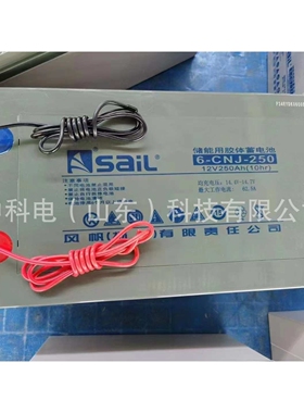 东胜引线胶体风帆蓄电池光伏发电通讯基站地埋箱专用电池12V250AH