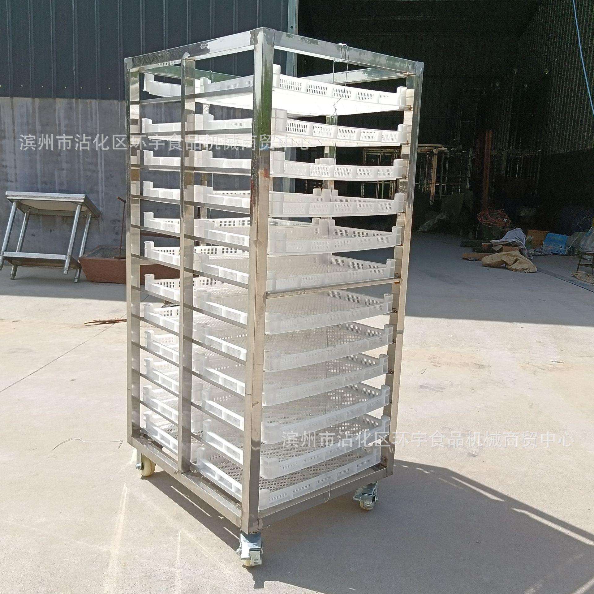 大型商用食品周转车馒头蒸房架子车50-70盘小推车