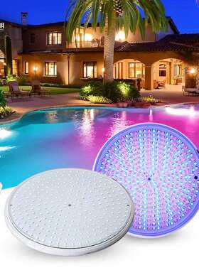 跨境户外防水ip68水下PAR56光源七彩遥控低压12v泳池灯替换光源