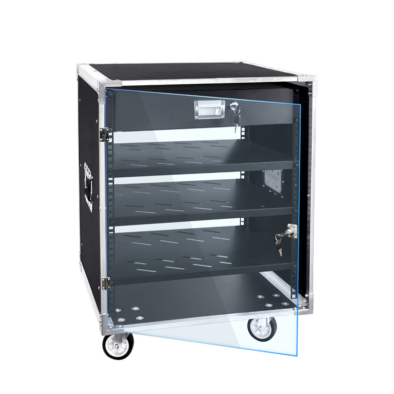 16U家用机柜航空箱音响设备机柜户外移动音响机柜12U功放设备机