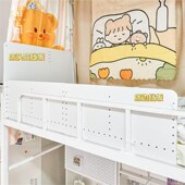 宿舍上铺床边挡板免打孔防掉落神器加高床头软包大靠背床围栏护栏