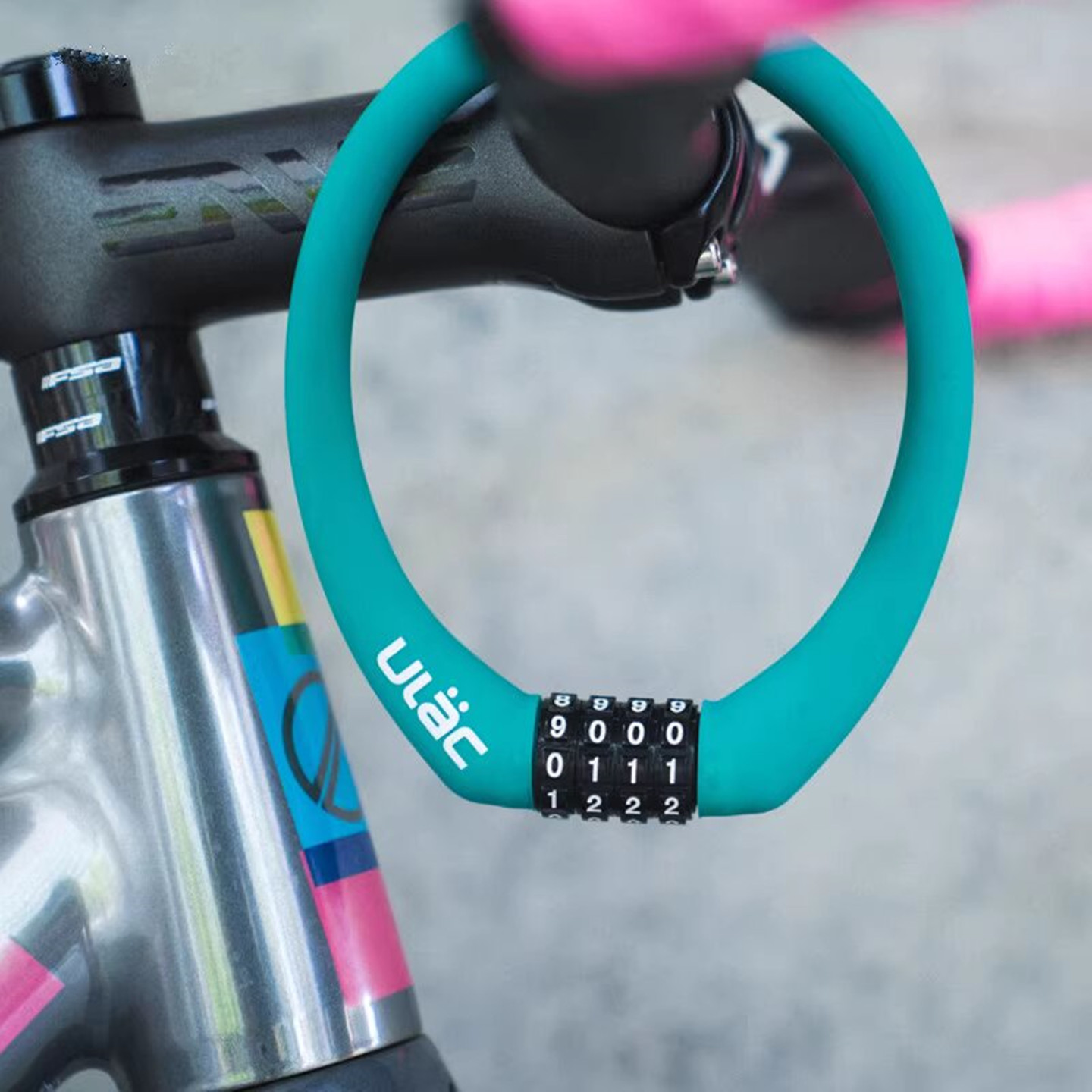 ULAC自行车锁防盗密码锁