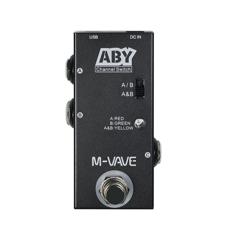 M-VAVE路线选择器ABY音频分线器吉他效果器线路AB盒选择单块踏板