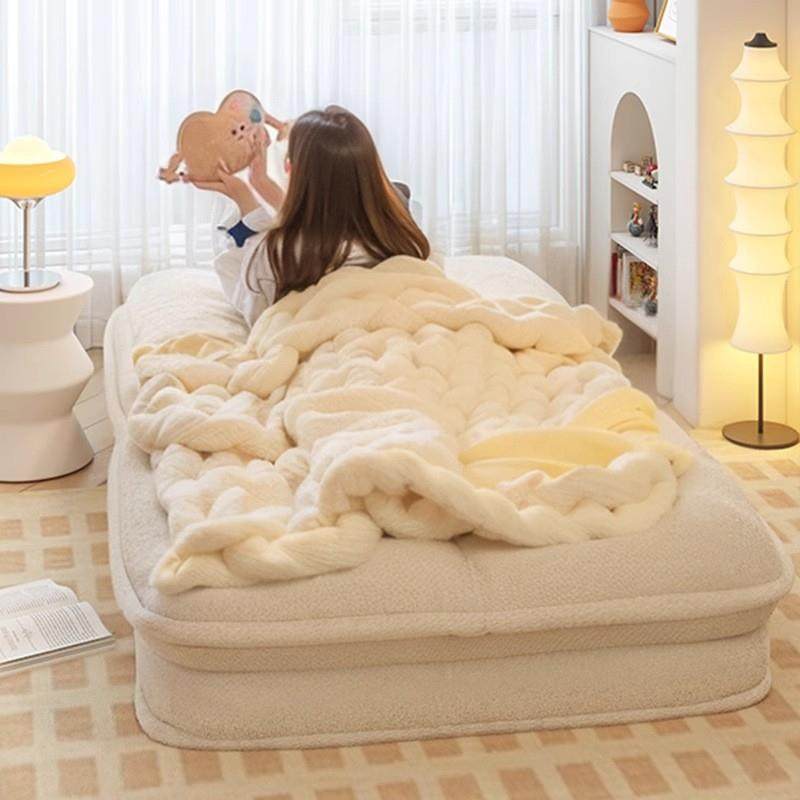 懒人沙发可睡可躺人类狗窝单人小户型客厅卧室折叠沙发床靠背椅子