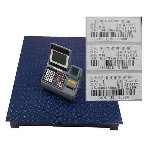 供应U盘存储电子地磅无线称重打印地磅标签自由编辑打印电子地磅