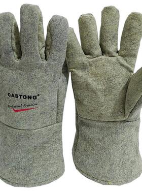 CASTONG卡司顿GEEE15-45耐高温手套500度GEEE15-34防烫五指阻燃