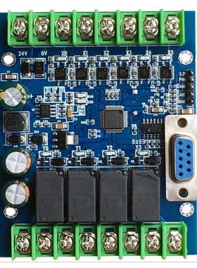 PLC工控板国产兼容PLCFX2N10MRFX1N10MT板式串口简易可编程控制器