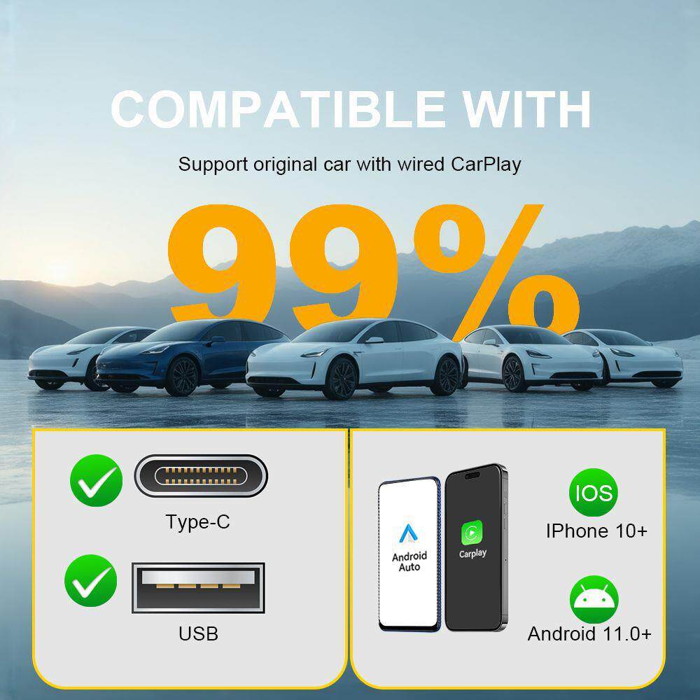 有线转无线版即插即用carplay车机互联导航不卡顿carply盒子