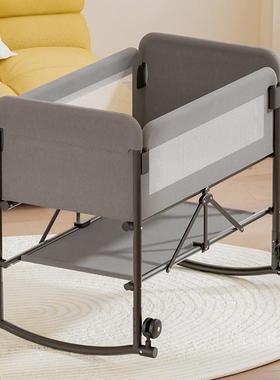 婴儿携床可动多功30499移能可折叠加大款宝床儿睡蓝宝床便式拼接