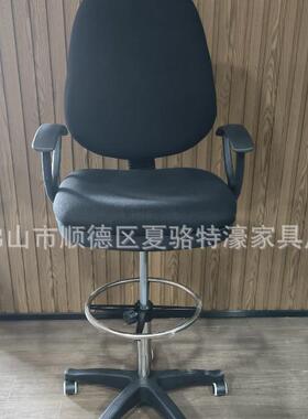 圆降背办W-a22圆公椅职员家用电脑椅员网工布升转椅靠背学生椅