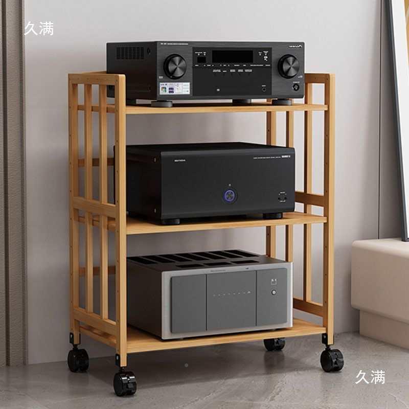 放机架多层用庭影院备柜实木胆功t$*&hhj#机机机箱设点歌支架音响