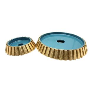 狼牙石槽金花刚石磨轮磨头盲道槽红外线通石材岗岩开外烧结轮红线