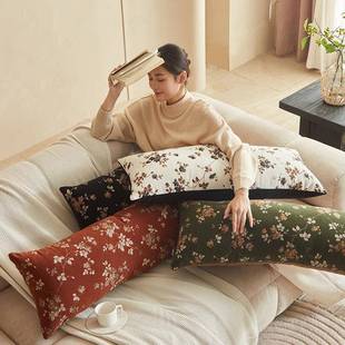 美德古风客厅沙发长靠枕腰枕卧室飘窗睡觉长条15中床头靠垫枕抱拉