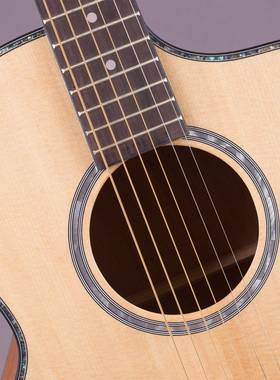 38寸板12952民谣吉他初学者亮无标g光uitar云杉面单单沙比利木吉