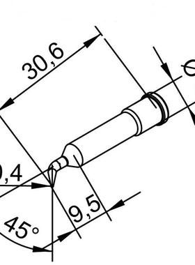 德5864国ERLSA01020SDF04弯尖烙铁头012SDLF0.4
