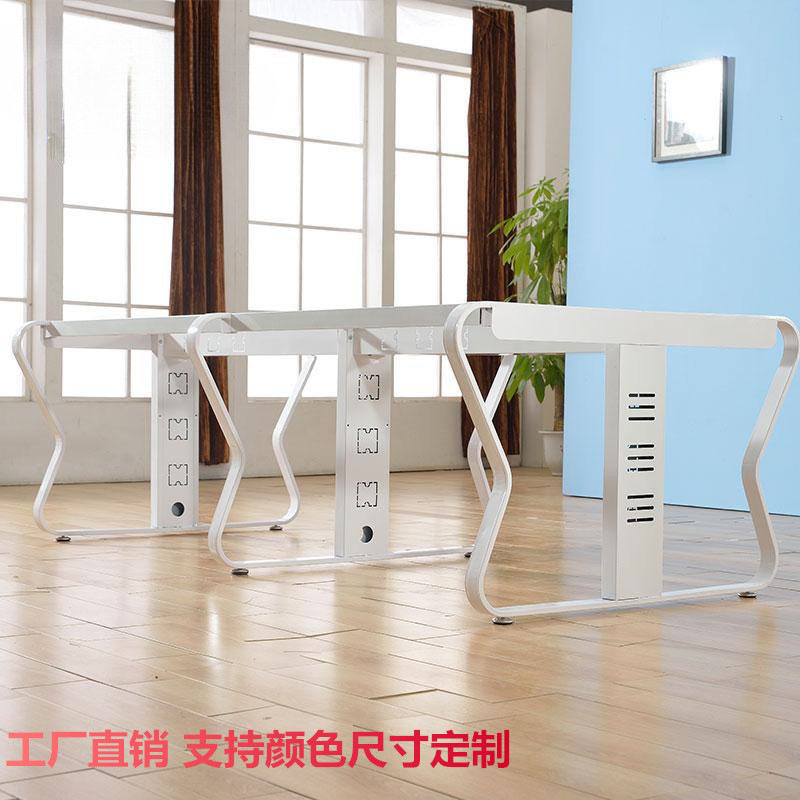 蝴蝶钢架办公会议桌腿支架定制