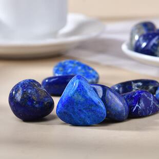 栽天然13654金石水晶滚石摆鱼缸盆造景石办青公室装饰件薰香石紫