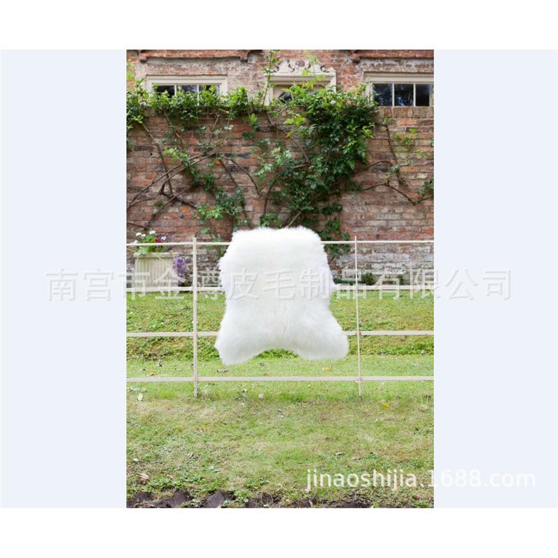 秋冬白羊地毯地垫整80175479张羊毛垫飘窗滑垫毛家用宝宝色玩耍防