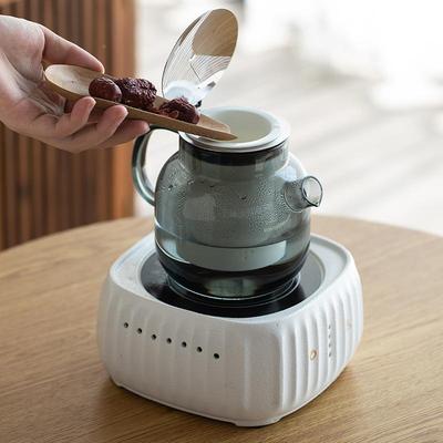 简OPQ约日煮器煮茶套装电陶炉大容量耐高温带过式养生滤玻璃烧水