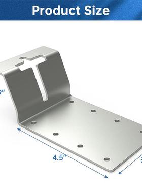 英重型T柱安装23064支T柱角撑3寸架T型柱垂直安装支形架用于胶合