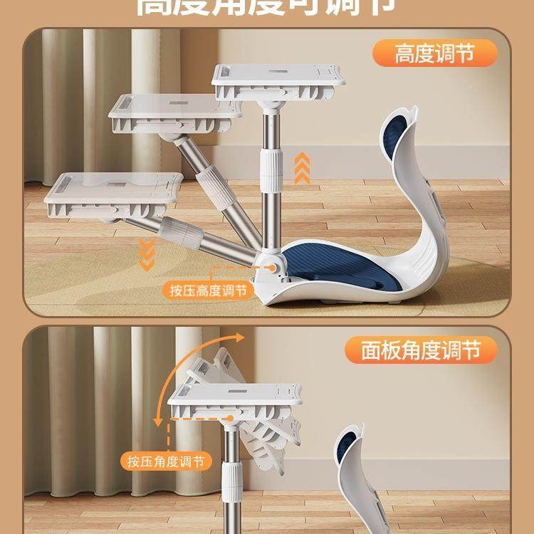 儿童阅读沙书发床上看宝靠小椅子RWB坐姿矫背正宝学习角折叠座H^