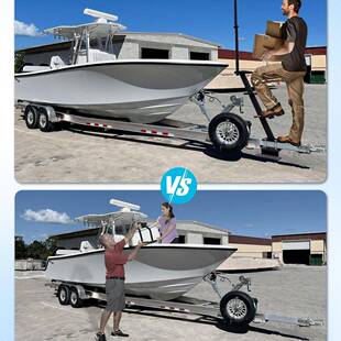 重船型用拖踏板，带安全把，表面防滑，与大多车数深V手ERO型拖车