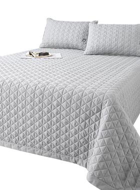 四季水通款床盖单件简约洗棉炕盖榻榻GNQ用米套垫子枕三件套夹棉