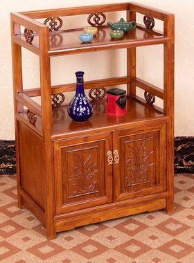 柜实木小型柜茶水酒柜34880柜置物架客厅茶餐边碗柜收纳柜家用厨