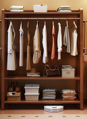 木衣房架落卧室挂衣架家TPK实用衣帽架间简易放衣服架子床尾收地