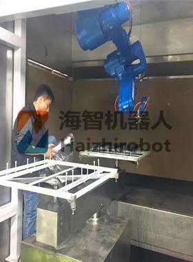 喷涂机器人东东莞机广械手生产自动HZ1800化喷线漆生产器手机臂