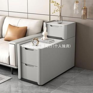 C窓1沙边柜边柜轻发奢岩板边几侧厅客家用角几简约现WEL代茶水储