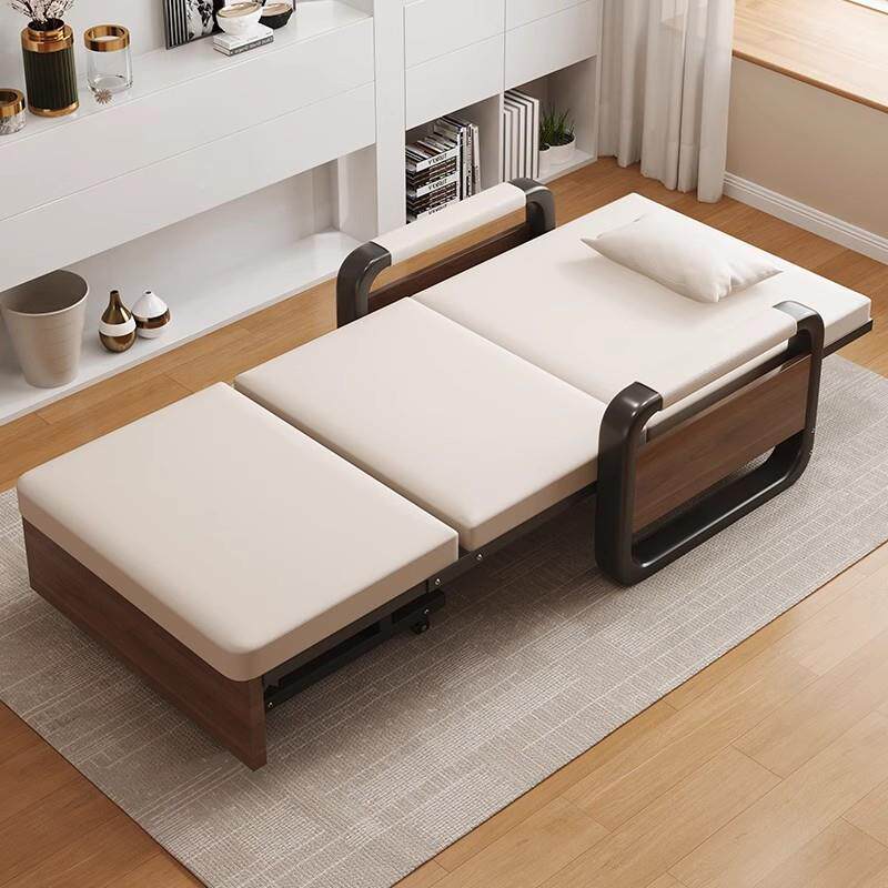 木板沙发折床单人寓小户型单双人可公伸缩床叠客厅阳台实抽100799