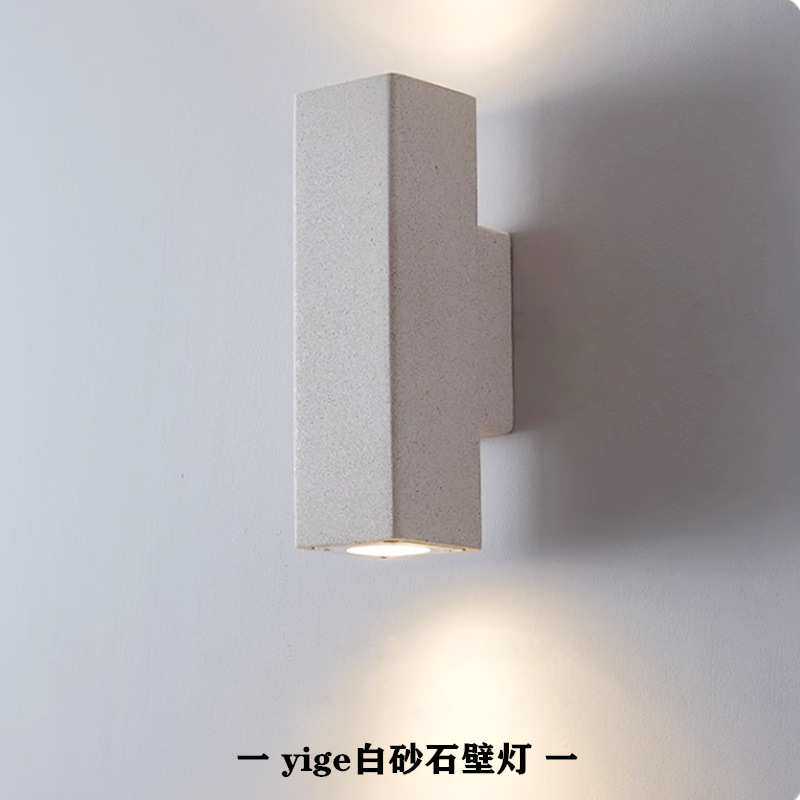 户外壁灯防水别墅庭院灯室外过道灯双头射灯民宿酒店外墙水泥壁灯