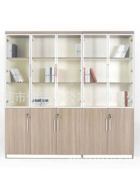 SG-WK-V0木制文件书柜关简约时尚断资料玄柜办直销隔深圳公家具