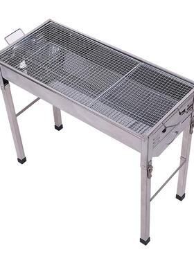 钢烧烤架户外不锈钢烤架户032765折叠外不锈烧烤架多烧种款式