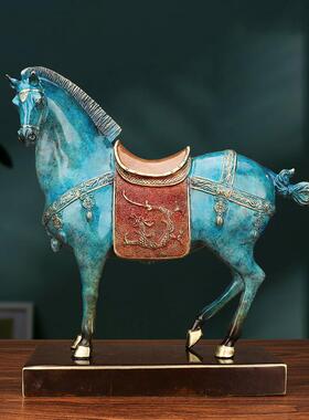 铜唐摆件马到厅功生肖马摆设客装成饰品马办公室20220819摆件