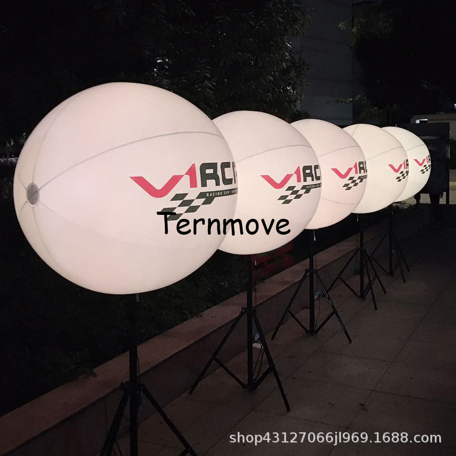 展会广告LED发光充气气球印字