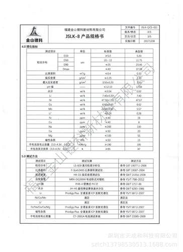 三元正极材料NCM811