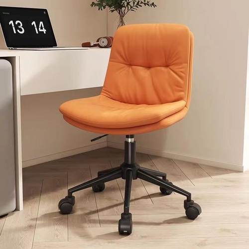 电椅家背久坐舒适女生卧室化妆椅化妆凳梳妆台椅用子OCF书桌脑椅