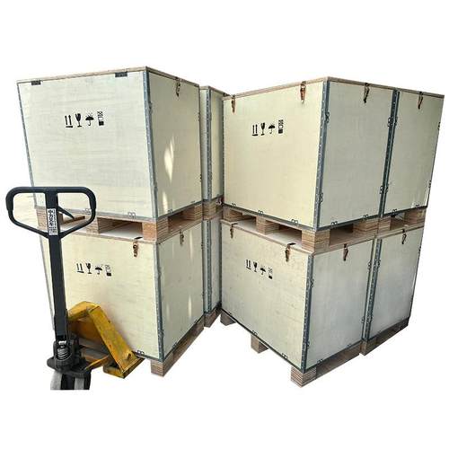 沙宝木箱钢木带木箱006电子设安备箱井木箱出口木箱