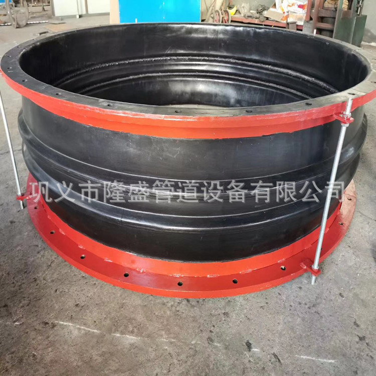 法兰橡胶补偿器风道减震降噪接头