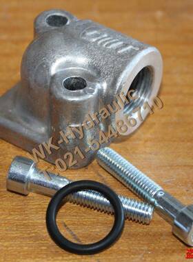 意大压利OT齿轮泵油A口法M兰1RHPX铝合金铸法兰